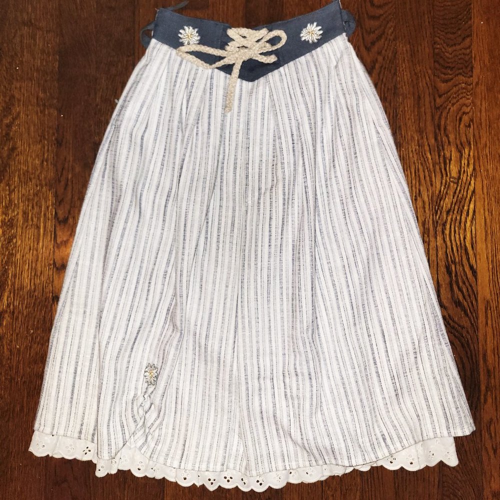 Vintage Landhaus Oktoberfest Dirndl Skirt - Size 146/XS